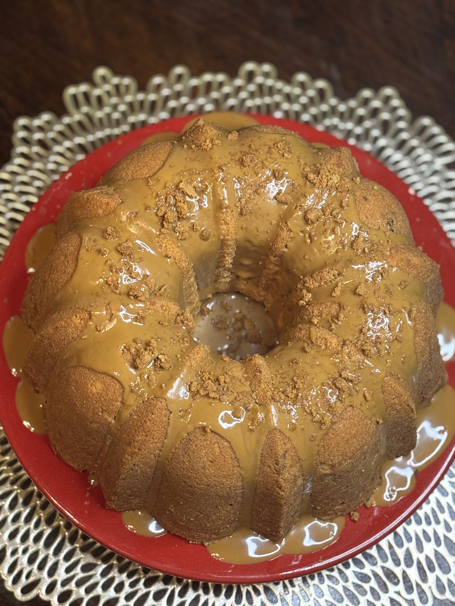 Biscoff pound cake